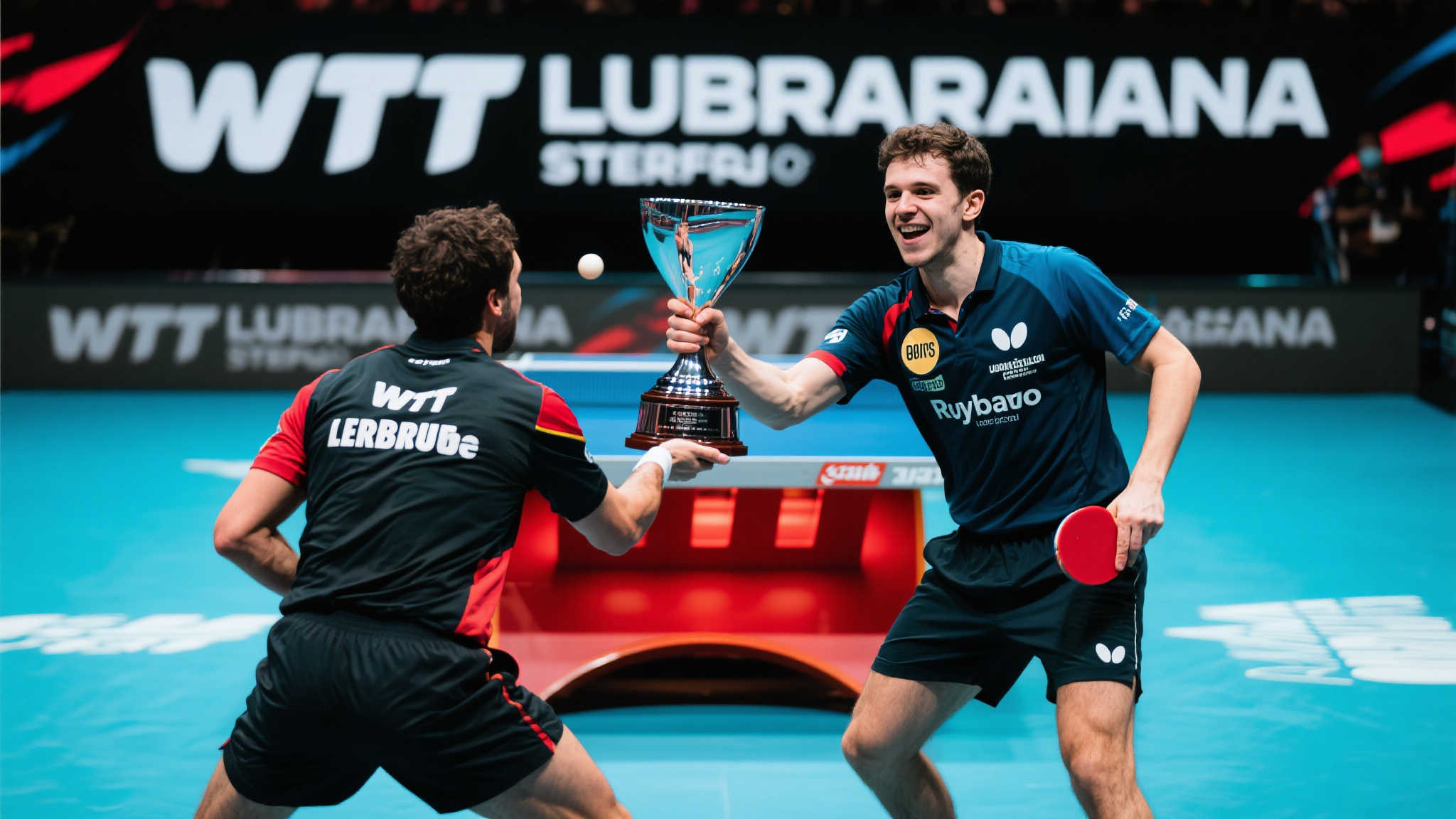 雨果4比2力克勒布伦,问鼎WTT卢布尔雅那男单桂冠 在一场备受瞩目的较量中,雨果以4比2的比分成功击败