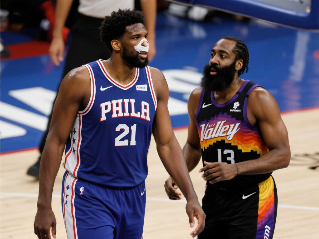 恩比德再受伤!鼻窦骨折打断76人连胜势头 恩比德再受伤!鼻窦骨折打断76人连胜势头