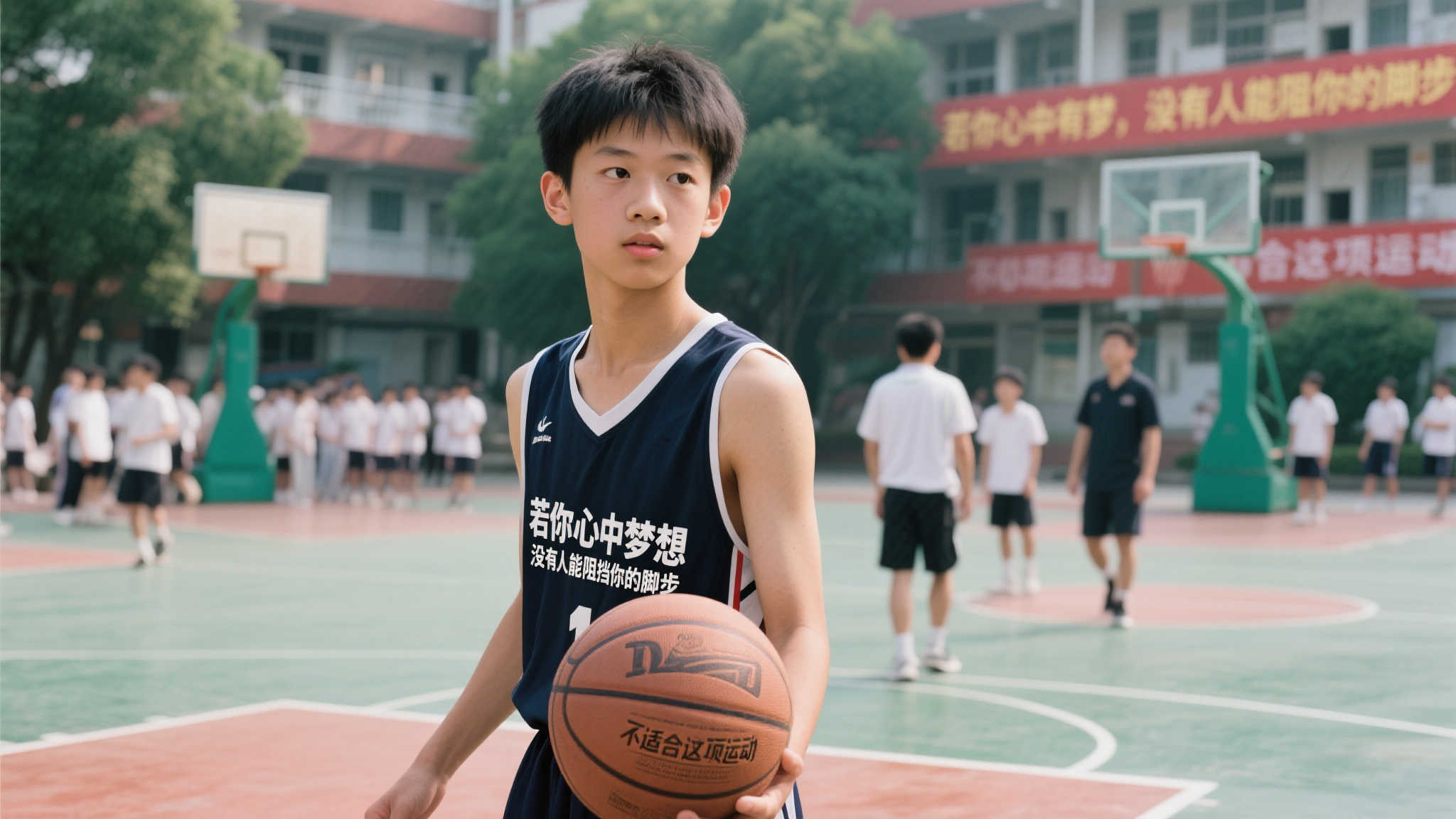 从校队边缘到巨星行列:他的名字如今与乔丹贾巴尔齐名 在很多校园里,只有体育天赋卓越的少年才能吸引教练目